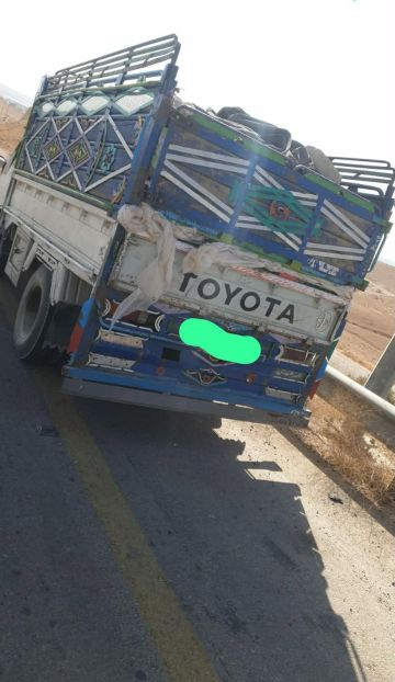 ضبط مركبة تنقل السماد العضوي غير المعالج في عمان