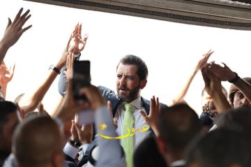 مأدبة غداء في زفاف سهم ناجح محمد قبلان العدوان