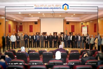 رئيس جامعة عمان العربية يزور دائرة الأحوال المدنية والجوازات ويفتتح ملتقى المهارات الرقمية لتطوير كفاءات الموظفين رئيس جامعة عمان العربية يزور دائرة الأحوال المدنية والجوازات ويفتتح ملتقى المهارات الرقمية لتطوير كفاءات الموظفين