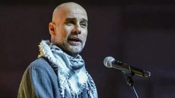 غوارديولا يدعو للمشاركة في مؤتمر أوروبي لدعم حقوق الفلسطينيين