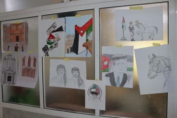 انطلاق مسابقة الرسم الوطنية في البادية الجنوبية انطلاق مسابقة الرسم الوطنية في البادية الجنوبية