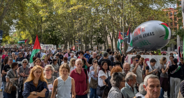 مظاهرات في مدن إسبانية عدة تضامنا مع فلسطين ومطالب بقطع العلاقات مع إسرائيل مظاهرات في مدن إسبانية عدة تضامنا مع فلسطين ومطالب بقطع العلاقات مع إسرائيل