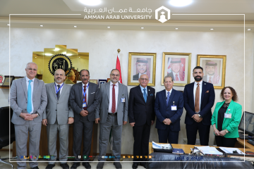 رئيس جامعة عمان العربية يستقبل وفدا من جامعة دجلة العراقية لتعزيز التعاون الأكاديمي وتفعيل الاتفاقية المشتركة رئيس جامعة عمان العربية يستقبل وفدا من جامعة دجلة العراقية لتعزيز التعاون الأكاديمي وتفعيل الاتفاقية المشتركة