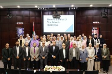 تمريض عمان الأهلية تنظم ورشة تدريبية حول مختبرات المحاكاة السريرية