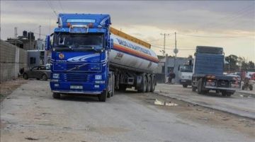 دخول 3 شاحنات غاز إلى غزة دخول 3 شاحنات غاز إلى غزة