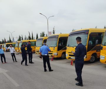 الأمن العام يتفقد أسطول حافلات الشرق الأوسط .. جهود وقائية لحماية الطلبة