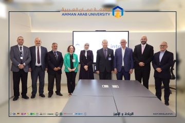 جامعة عمان العربية توقع اتفاقية تعاون مع جمعية إنتاج لتعزيز مبادرة TechForward وربط مشاريع التخرج باحتياجات سوق العمل جامعة عمان العربية توقع اتفاقية تعاون مع جمعية إنتاج لتعزيز مبادرة TechForward وربط مشاريع التخرج باحتياجات سوق العمل