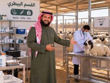 إبراهيم المعيوف يبرز أهمية المتابعة البيطرية في الحفاظ على صحة الثروة الحيوانية إبراهيم المعيوف يبرز أهمية المتابعة البيطرية في الحفاظ على صحة الثروة الحيوانية