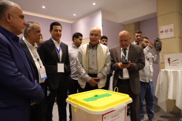 المعايطة يطلع على سير العملية الانتخابية في غرفة صناعة عمان المعايطة يطلع على سير العملية الانتخابية في غرفة صناعة عمان
