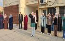المصري تشارك طلبة مدرسة المزار الثانوية الشاملة المختلطة الطابور الصباحي