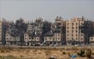بالفيديو قوات الاحتلال تطلق النار مباشرة باتجاه أبراج مدينة حمد في خان يونس - ps