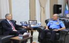 مدير الأمن العام يلتقي السفيرين التركي والعماني