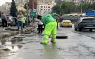 الأمانة تكثف الجهود وتتعامل ميدانيا مع تداعيات الحالة الجوية