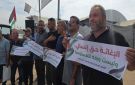 بالصور وقفة احتجاجية في جباليا تطالب الأمم المتحدة بتحمل مسؤولياتها تجاه نازحي الشمال مع حلول الشتاء