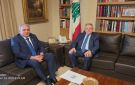 السفير الأسعد يبحث مع الرئيس السنيورة أوضاع اللاجئين وتعزيز الحوار اللبناني الفلسطيني