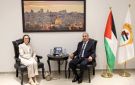  الشيخ يبحث مع القنصل العام لبلجيكا لدى فلسطين آخر التطورات