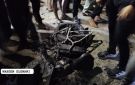 بالصور: شهيدان في غارة إسرائيلية قرب مفترق الصناعة بغزة