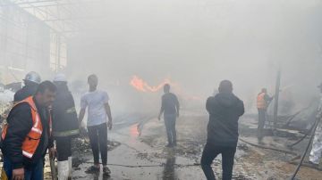 وفاة مواطن إثر حريق داخل خيمة للنازحين وسط غزة