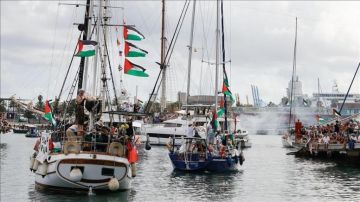 بالفيديو أسطول الصمود العالمي يعلن موعد إبحاره نحو غزة