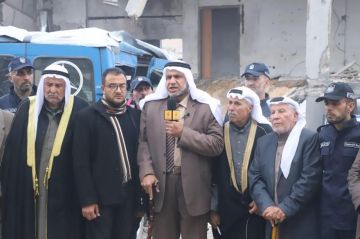 بالصور القبائل والعشائر ينددون بجريمة قصف مركز شرطة الشيخ رضوان