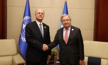 مصطفى يبحث مع غوتيريش تطورات الأوضاع في غزة والضفة