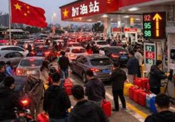 اضطرابات الشرق الأوسط تدفع الصين لرفع أسعار البنزين وطوابير بالمحطات