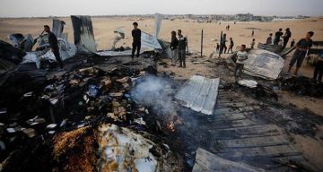 اندلاع حريق في خيام نازحين شمال قطاع غزة