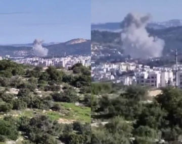 سقوط صاروخ إيراني بشكل مباشر في منطقة بيت شيمش غرب القدس