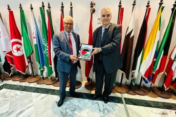 السفير القدومي يزور الهيئة العربية للطاقة الذرية في تونس