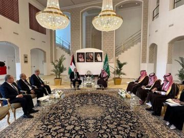 وفد فلسطيني برئاسة نائب الرئيس يلتقي وزير الخارجية السعودي