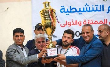 شباب خان يونس يحرز كأس البطولة التنشيطية لخماسيات كرة القدم