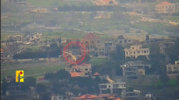 بالفيديو حزب الله يبث مشاهد استهداف آلية هندسية لجيش الاحتلال جنوب لبنان