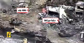 بالفيديو حزب الله يوثق استهداف ناقلة جند ودبابة ميركافا في بلدة الطيبة بالفيديو حزب الله يوثق استهداف ناقلة جند ودبابة ميركافا في بلدة الطيبة