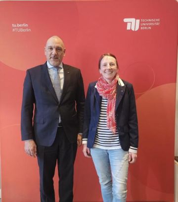 السفير ليث عرفة يبحث مع رئيسة الجامعة التقنية في برلين تعزيز التعاون الأكاديمي