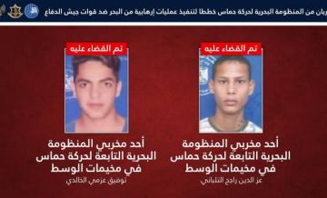 الجيش الإسرائيلي يعلن اغتيال عنصرين من القوة البحرية لحماس في غزة الجيش الإسرائيلي يعلن اغتيال عنصرين من القوة البحرية لحماس في غزة