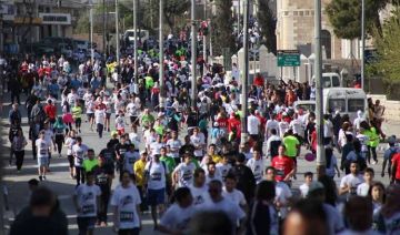 صور ٦ آلاف متسابق يشارك في ماراثون فلسطين الدولي الخامس