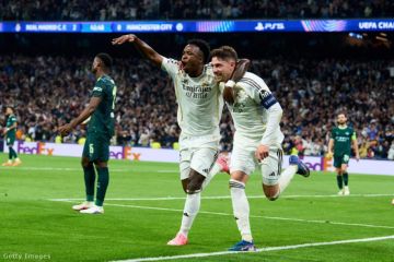 ريال مدريد يكتسح مانشستر سيتي بثلاثية نظيفة في ذهاب ثمن نهائي الأبطال