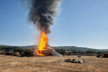 انفجار مسيرة لحزب الله يوقع 12 جنديا إسرائيليا في الجليل الأعلى