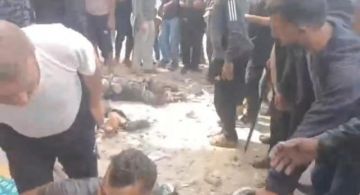 بالفيديو شهيدان ومصابون بقصف الاحتلال دورية للشرطة في مدينة غزة