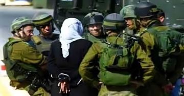 الاحتلال يعتدي على سيدة ويعتقل أبناءها في سعير