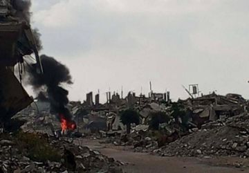 بالفيديو والصور مقتل عدد من عناصر الميليشيات المتعاونة مع الاحتلال في كمين شرق خان يونس