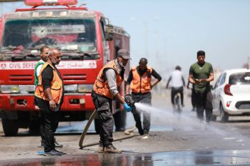 شهيدان من الشرطة بقصف إسرائيلي في غزة