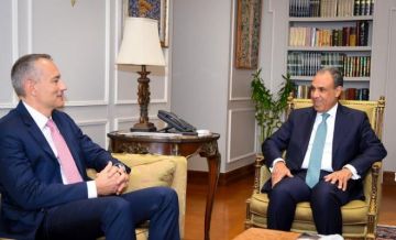 تفاصيل اجتماع وزير خارجية مصر مع ملادينوف بشأن غزة