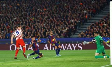 محدث: سقوط برشلونة بثنائية أمام أتلتيكو في ذهاب ربع نهائي الأبطال