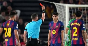 كوبارسي بعد طرده في لقاء أتلتيكو مدريد ..  أتحمل المسؤولية 