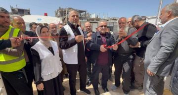 بالصور  الصحة تُعيد تشغيل مركز صحي شهداء جباليا شمال قطاع غزة