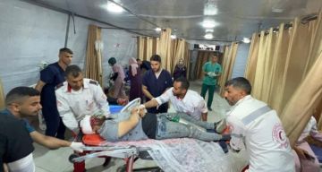 بالفيديو والصور  استشهاد 6 من عناصر الشرطة بقصف إسرائيلي استهدف موقعا شمال غزة
