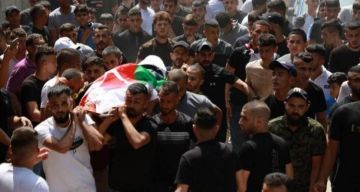 تشييع جثمان الشهيد خالد قرعان إلى مثواه الأخير في قلقيلية