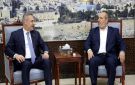 خلال زيارة فيدان للدوحة.. الرئيس أردوغان يعزي د. خليل الحية باستشهاد نجله