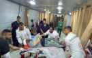 بالفيديو والصور استشهاد 6 من عناصر الشرطة بقصف إسرائيلي استهدف موقعا شمال غزة - ps